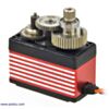 Titanium-shielded aluminum gears and ball bearings of the Power HD digital servo 1218TH. (SKU: POLOLU-2147 Image 2)