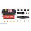 Power HD ultra-high-torque high-voltage digital giant servo HD-1235MG with included hardware (actual hardware might vary). (SKU: POLOLU-2375 Image 3)