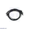 Premium Jumper Wire 10-Pack M-F 12" Black