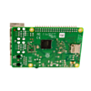 The underside of the Raspberry Pi 3 Model B+
