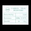 Resistor 10K Ohm 1/6th Watt PTH - 20 pack (COM-11508) Image 3