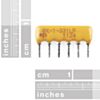 Resistor Network - 330 Ohm (6-pin bussed) (COM-10855) Image 2