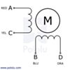 Sanyo bipolar stepper motor wiring diagram. (SKU: POLOLU-2298 Image 4)