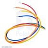 Bipolar stepper motor wires are terminated with bare leads. (SKU: POLOLU-2296 Image 3)