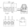 Screw terminal block: 3.5 mm pitch top entry. (SKU: POLOLU-2446 Image 2)