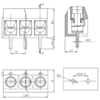 Screw terminal block: 5 mm pitch side entry. (SKU: POLOLU-2440 Image 2)