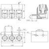 Screw terminal block: 5 mm pitch top entry. (SKU: POLOLU-2443 Image 2)