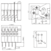 Screwless terminal block: 0.1 inch pitch side entry. (SKU: POLOLU-2420 Image 2)