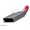 Male Futaba J connector (often referred to as female in the RC hobby industry). (SKU: POLOLU-2184 Image 2)