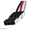 Female JR-style connector commonly found on servo cables (often referred to as male in the RC hobby industry). (SKU: POLOLU-779 Image 2)