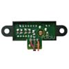 Sharp analog distance sensor back view with wires soldered directly to the sensor PCB. (SKU: POLOLU-136 Image 2)