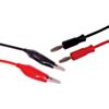 Silicon Test Leads - Banana Plugs to Croc Clips (SKU: P0405 Image 1)