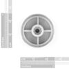 Silver Metal Knob - 14x24mm (COM-10001) Image 3
