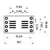 SOIC 8 SOT23-6 to DIP Adapter 8 Pin