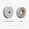 Bambu Lab Gray PETG Translucent with Spool (1kg)
