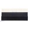 Stackable 0.100 Female Header with Extra 0.3 Spacer: 2x20-pin Straight. (SKU: POLOLU-2749 Image 3)