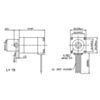 Dimensions (in mm) of stepper motor: bipolar 200 steps/rev 20x30mm 3.9V 600mA. (SKU: POLOLU-1204 Image 2)