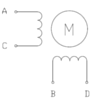 Two-phase bipolar stepper motor with four leads. (SKU: POLOLU-2267 Image 4)