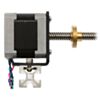 NEMA 17 stepper motor with lead screw mounted with a stamped aluminum L-bracket. (SKU: POLOLU-2268 Image 3)