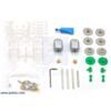 Tamiya 89915 twin-motor gearbox kit - clear. (SKU: POLOLU-61 Image 2)