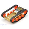 Tank-style chassis built using the Tamiya 70100 track and wheel set Tamiya 70098 universal plate set and Tamiya 70097 twin-motor gearbox kit. (SKU: POLOLU-79 Image 2)