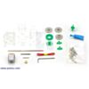 Tamiya 89916 4-speed crank-axle gearbox kit - clear. (SKU: POLOLU-68 Image 2)