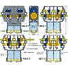Tamiya 70168 Double Gearbox box back. (SKU: POLOLU-114 Image 3)