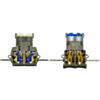 Tamiya 70168 double gearbox (left) and Tamiya 70097 twin-motor gearbox (right). (SKU: POLOLU-114 Image 4)