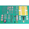 Tamiya 71101 Mechanical Dog kit contents. (SKU: POLOLU-927 Image 2)