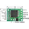 Pololu High-Current Motor Driver Carrier pinouts and dimensions. (SKU: POLOLU-706 Image 2)