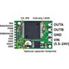 VNH5019 motor driver carrier labeled top view. (SKU: POLOLU-1451 Image 4)