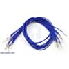 Wires with Pre-crimped Terminals 10-Pack F-F 12" Blue
