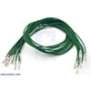 Wires with Pre-crimped Terminals 10-Pack F-F 12" Green