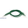 Wires with Pre-crimped Terminals 10-Pack M-M 12" Green