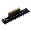Zumo reflectance sensor array assembled with included male header pins. (SKU: POLOLU-1419 Image 5)