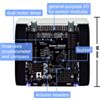 Zumo Shield for Arduino labeled top view. (SKU: POLOLU-2504 Image 7)
