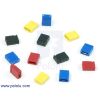 0.100 inch (2.54 mm) shorting blocks in assorted colors. (SKU: POLOLU-970 Image 3)