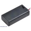 2-AA battery holder enclosed with switch. (SKU: POLOLU-1160 Image 2)