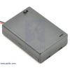3-AA battery holder enclosed with switch. (SKU: POLOLU-1152 Image 2)