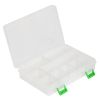 8 x 5.5 x 1.5 component box with dividers. (SKU: POLOLU-355 Image 1)