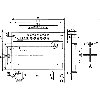 Dimensions (in mm) for the 8x2 character LCD. (SKU: POLOLU-356 Image 3)