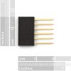 Arduino Stackable Header - 6 Pin (PRT-09280) Image 3