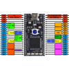 ARM mbed NXP LPC1768 development board peripherals and pinout. (SKU: POLOLU-2150 Image 2)