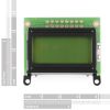 Basic 8x2 Character LCD - Black on Green 5V (LCD-11122) Image 2
