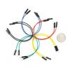 Jumper Wires Premium 6 inch M/F Pack of 10 (PRT-09140) Image 2