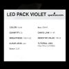 LED - Violet 5mm (25 pack) (COM-09851) Image 3