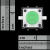 LED Tactile Button - Green (COM-10440) Image 2