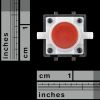 LED Tactile Button - Red (COM-10442) Image 2