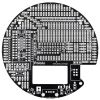 Pololu m3pi expansion kit PCB top view. (SKU: POLOLU-2152 Image 2)