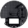 Pololu m3pi expansion kit PCB bottom view. (SKU: POLOLU-2152 Image 3)